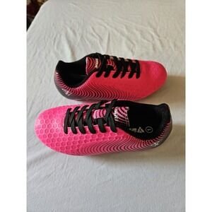 Vizari Youth Soccer‎ Cleats Size 1 Pink Black Molded Shoes Kids